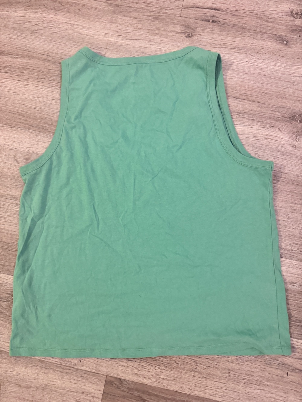 J.Crew Green Broken-In Jersey Tank - Picture 3 of 4